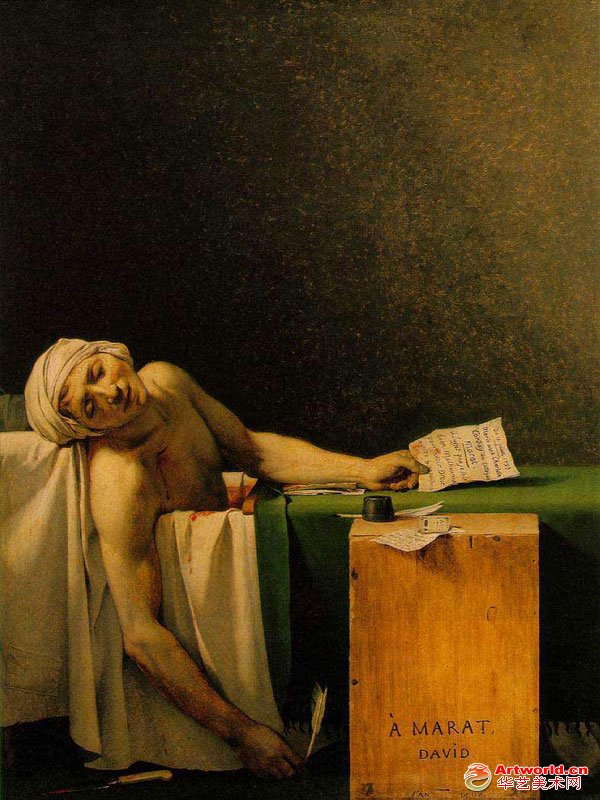 雅克·路易斯·达维特Jacques Loouis David (1748-1825) 法国 - 浅草细浪 - 浅草细浪