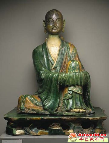 加拿大藏罗汉像（博物馆资料照片，头部为拼接）