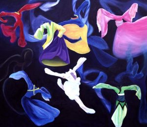 女艺术家崔文僮绘画作品在京展出