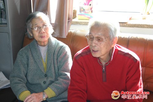 吴冠中、朱碧琴夫妇