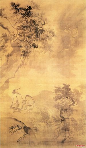 明 杜堇《起蛟图》