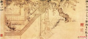 明 杜堇《古贤诗意图》
