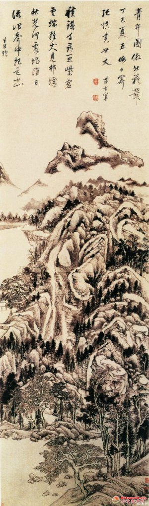 明 董其昌《青弁图》
