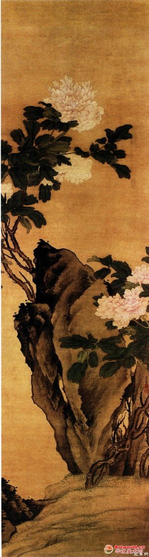 清 樊圻《牡丹图》