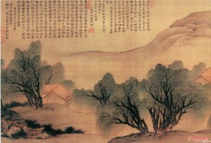 清 樊圻《柳溪渔乐图》