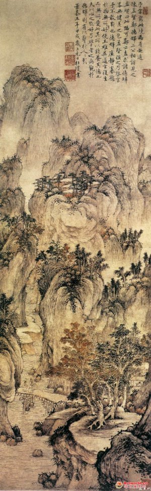 明 杜琼 《山水图》