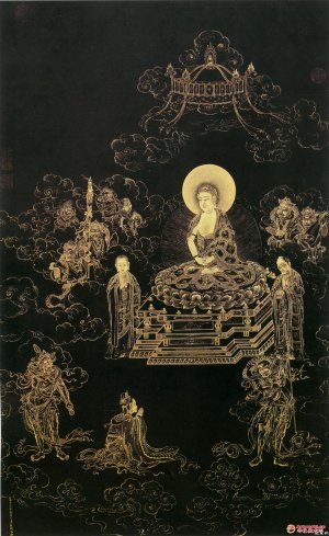 清 丁观鹏 《无量寿佛图》