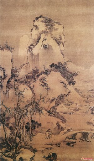 明 戴进《踏雪寻梅图》