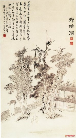 清 高翔《弹指阁图》