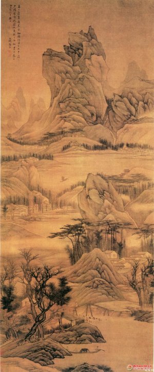 清 高岑《万山苍翠图》