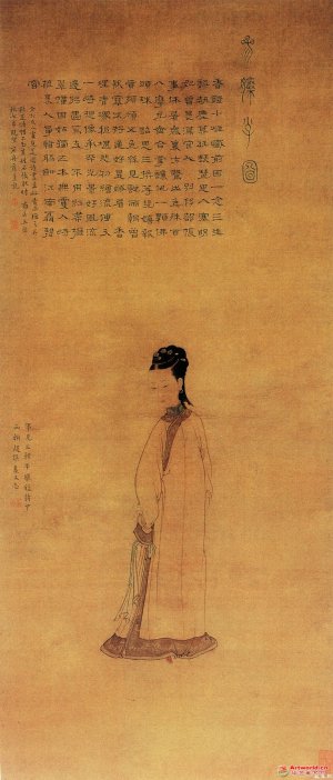 清 康涛《三娘子图》