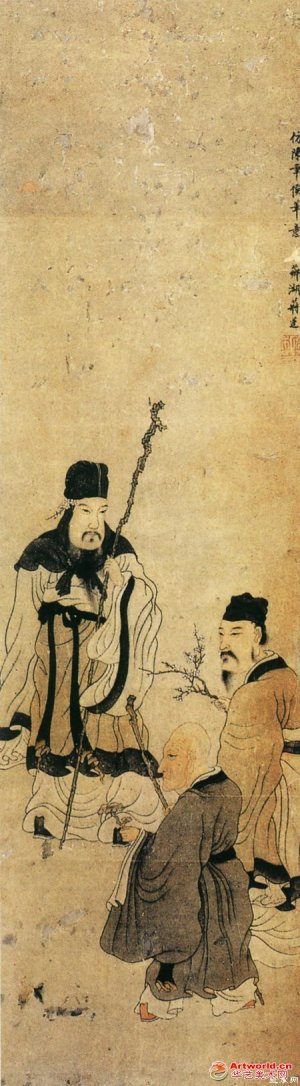 清 蒋莲《三星图》