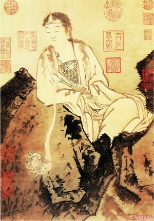 宋 贾师古《大士像》