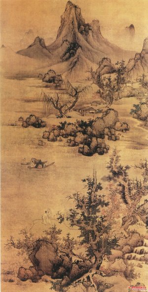 明 蓝瑛《山水图》