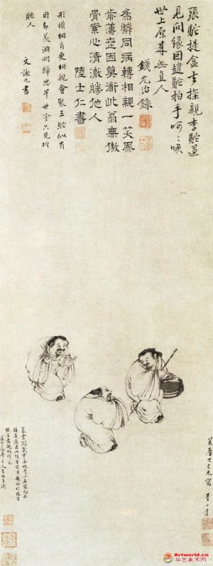 明 李士达《三驼图》