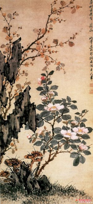 清 罗聘《花卉图》