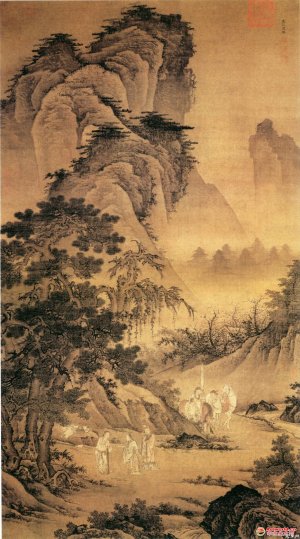 明 倪端《聘庞图》