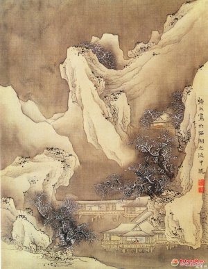 清 吕焕成《山水图》