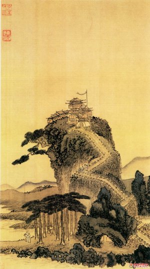 明 沈周《两江名胜图》