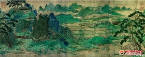 明 仇英《桃花源图卷》