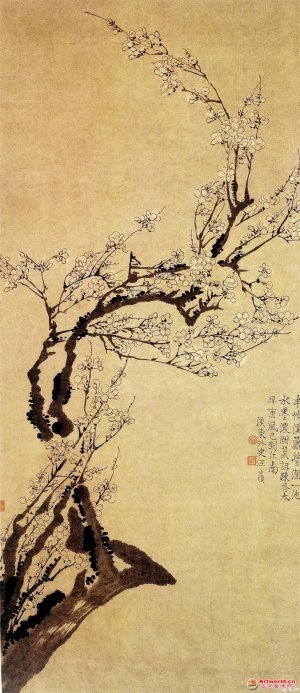 清 汪士慎《梅花图》