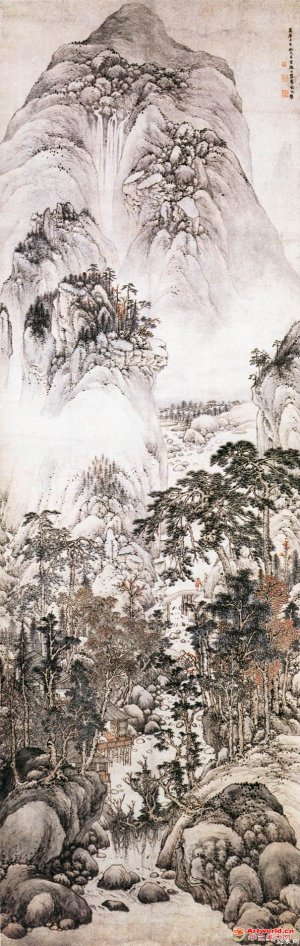 明 宋旭《山水图》