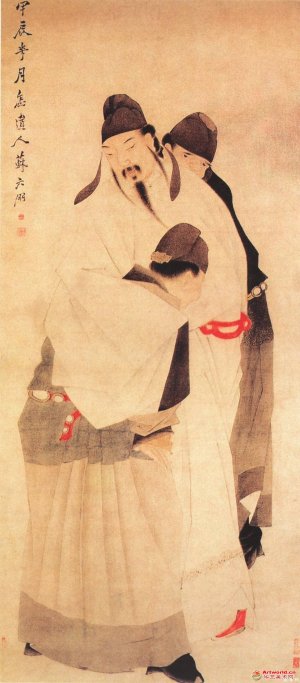 清 苏六朋《太白醉酒图》