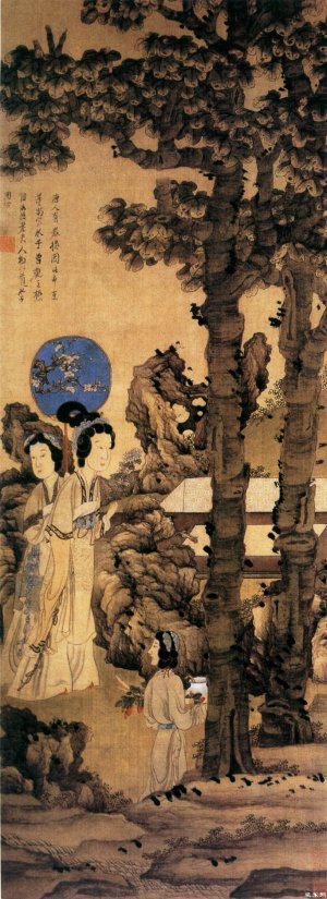 明 陈洪绶《眷秋图》