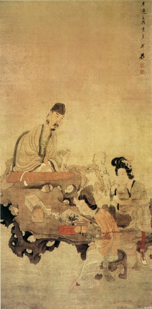 明 陈洪绶 《授徒图》