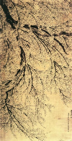 明 陈录 《梅花图》