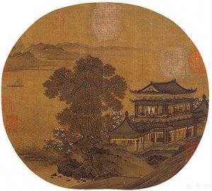 《层楼春眺图》页