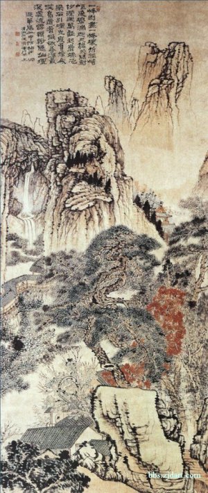 清代画家石涛 《游华阳山图》