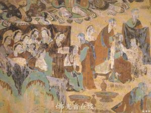 《弥勒经变》选自《中国书画鉴赏辞典》