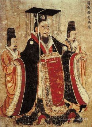《历代帝王图》选自《中国书画鉴赏辞典》