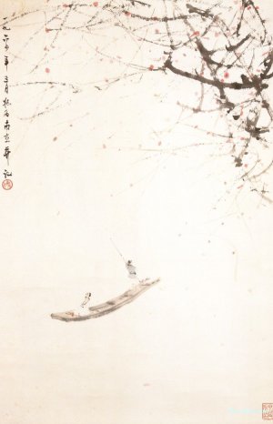 傅二石品评《秋风吹下红雨来》