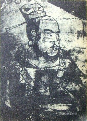 《持剑门吏图》选自《中国书画鉴赏辞典》