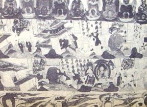 《微妙比丘尼故事画》选自《中国书画鉴赏辞典