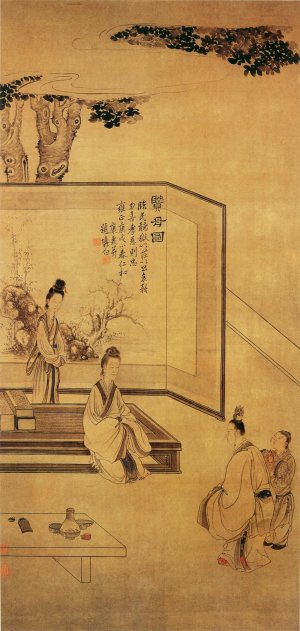 康涛《贤母图》