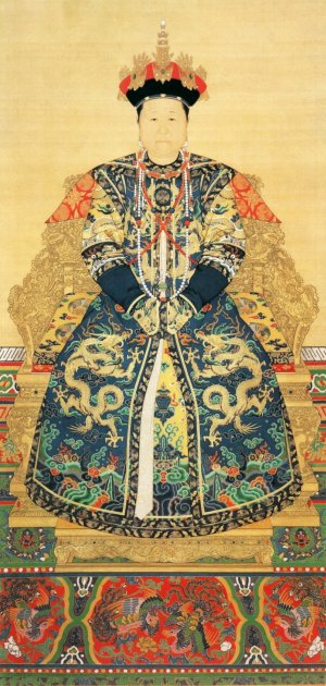 《孝庄文皇后朝服像》