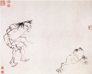 高其佩《杂画图》(之一、二)