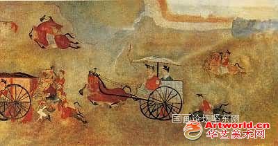 对比“辽阳汉墓壁画”