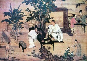 《玩古图》杜堇