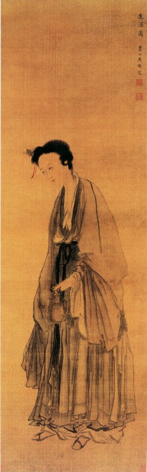 周璕《进酒图》