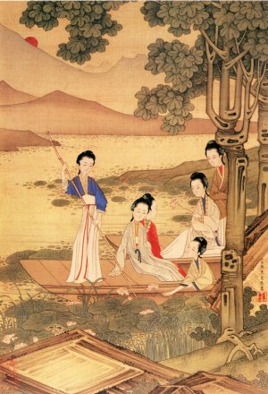 焦秉贞《仕女图》