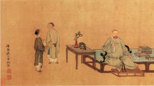 王原祁《艺菊图》