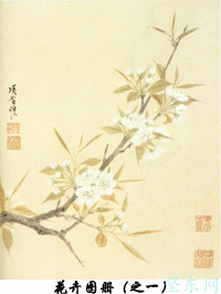 项圣谟《花卉图册》