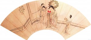 李育《出浴图》