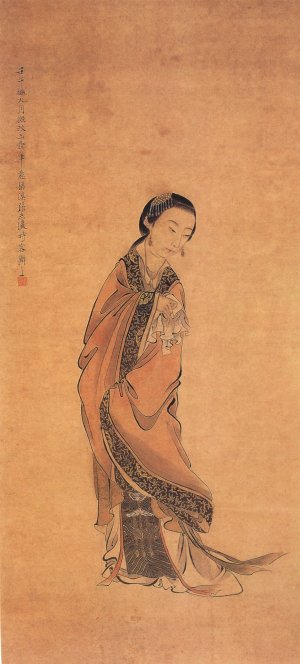 张淇《仕女图》
