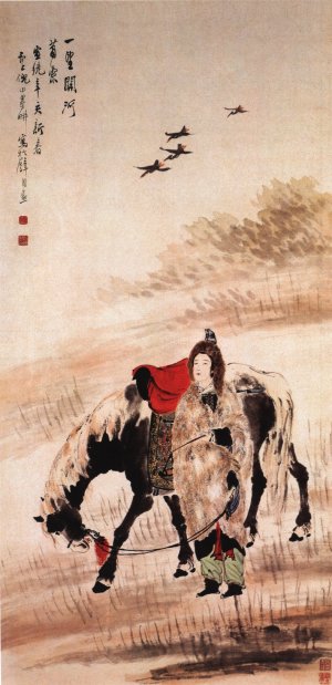 倪田《昭君出塞图》