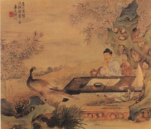 陆恢《鲁公写经图》